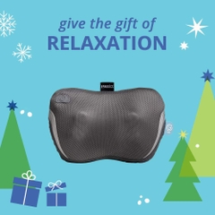 Gối massage Shiatsu 3D công nghệ Gel touch sử dụng pin sạc HoMedics SP-135