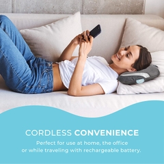 Gối massage Shiatsu 3D công nghệ Gel touch sử dụng pin sạc HoMedics SP-135