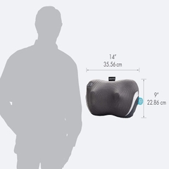 Gối massage Shiatsu 3D công nghệ Gel touch sử dụng pin sạc HoMedics SP-135