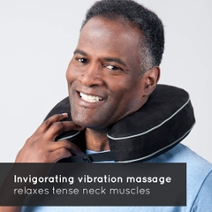 Travel neck massager – Gối Massage chữ U cổ vai gáy du lịch TA-NMSQ220BK-EUTravel neck massager – Gối Massage chữ U cổ vai gáy du lịch TA-NMSQ220BK-EU