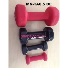 Tạ tay 0,5kg (sắt bọc nhựa) MN-TA0.5 DE