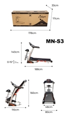 Máy chạy bộ điện Sakura S33