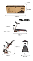 Máy chạy bộ điện Sakura S33