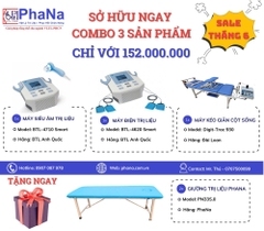 CHỈ 152 TRIỆU (Sở hữu Máy siêu âm + Điện Xung + Kéo giãn + giường bệnh)