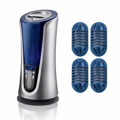 Máy phun sương tạo ẩm nóng lạnh công nghệ siêu âm diệt khuẩn, cài đặt độ ẩm trong phòng