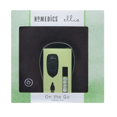 HoMedics On the Go Travel Kit Bộ kit du lịch (Bao gồm đai massage cổ , máy xông tinh dầu cắm xe hơi hoặc laptop , tinh dầu kèm theo ) WK-120OTG
