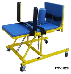 PN50M2C - Bàn tập đứng thẳng bại não M2 loại cao có ụ ngồi