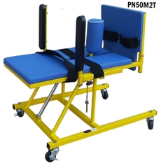 PN50M2T - Bàn tập đứng thẳng trẻ khuyết tật M2 loại thấp có ụ ngồi