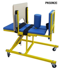 PN50M2C - Bàn tập đứng thẳng bại não M2 loại cao có ụ ngồi