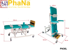 PN36LS - Giường xiên quay tập đứng bệnh nhân lớn
