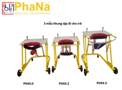 PN43.3 - KHUNG TẬP ĐI TRẺ BẠI NÃO CÓ ĐAI NÂNG ĐỠ LỚN