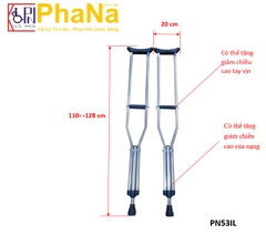 PN53IL - Nạng tựa nách inox lớn