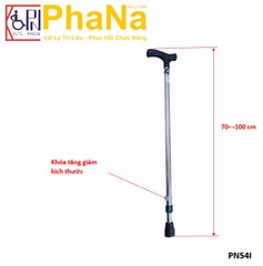 PN54I - Gậy chống có chỉnh - inox