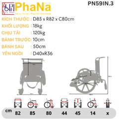 XE LĂN INOX TRẺ EM M3 - PN59IN.3