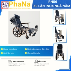PN56 - Xe lăn inox ngã nằm