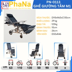 Ghế giường tắm M1 - PN-0113
