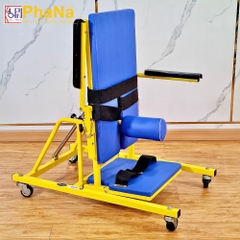 PN50M2T - Bàn tập đứng thẳng trẻ khuyết tật M2 loại thấp có ụ ngồi