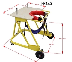 PN43.3 - KHUNG TẬP ĐI TRẺ BẠI NÃO CÓ ĐAI NÂNG ĐỠ LỚN