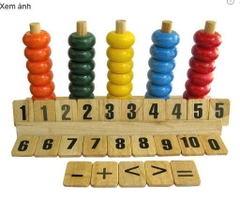 MN-BTHD -Bàn tính học đếm (xếp hàng rào)