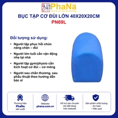 PN69L - Bục tập cơ đùi lớn 40x20x20cm - PHCN