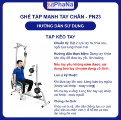 PN23 - Ghế tập mạnh tay chân (3 trong 1)