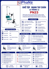 PN23 - Ghế tập mạnh tay chân (3 trong 1)