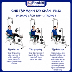 PN23 - Ghế tập mạnh tay chân (3 trong 1)