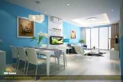 Thiết kế nội thất chung cư đa phong cách nhà chị Chinh