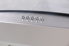 Quạt hút mùi Blueger B70E , kính cong, mặt inox, motor 230W