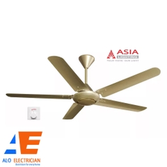 Quạt trần ASIA QT06-V-01/5C màu vàng (ko điều khiển)