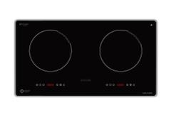 Bếp từ đôi  DMESTIK ML207DKI Bo viền , 1800Wx1800W, booster 2000W , BH 3 năm