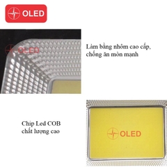 Pha đèn led OLED nhiều mắt 100WO S/vàng (1T=5c)