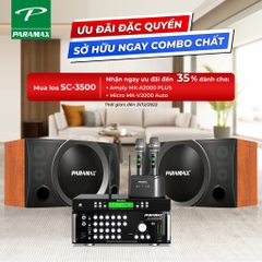 Bộ combo PARAMAX -Loa CS-3500+âm ly MK- A2000 +Micro MK-V2000