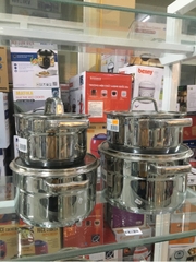 Bộ nồi WMF Compact Cuisine 4 món Cookware 20cm 0798046380 (có nồi hấp)