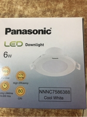 đèn âm trần led panasonic NNNC7586388 #90/6W 400K