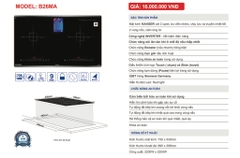 Bếp từ đôi Blueger B926MA , made in Malaysia, 2200Wx2200W