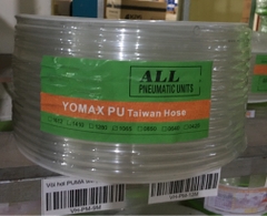 Vòi hơi YOMAX PU Taiwan ALL phi 10 trắng (1c=100m) (bh)