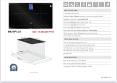 Bếp từ đôi Blueger B926 Iplus , Madein malaysia , 2200Wx2200W
