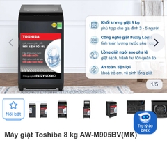 Máy giặt Toshiba AW-M905BV (cửa trên 8kg)