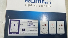 1 công tắc 1 ổ Roman (Ko hạt) R6811MC (RMC)