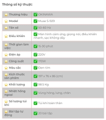 Ghế massage Okinawa S929