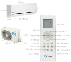điều hòa CASPER  KC12FC32 (1chiều thường)