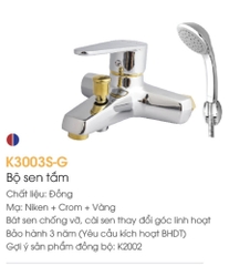 Sen tắm Korest K3003S-G bỏ ma