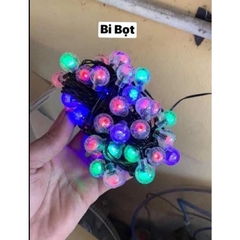 Nháy led bi bọt 26 bóng dây đen 10m có nối (đủ màu) (qh)