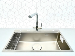 Chậu rửa bát Gento GT04-7848 new inox chống xước