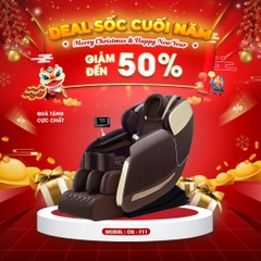 Ghế massage OS711 Brown nâng cấp Okinawa