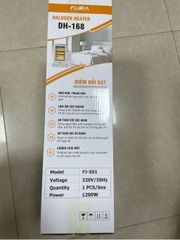 Quạt sưởi Fuzika DH-168-FJ-SS1/ 3 bóng