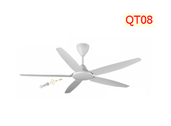 Quạt trần ASIA QT08-T-01/5C màu trắng (có điều khiển)