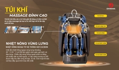 Ghế massage OS936 Brown Okinawa