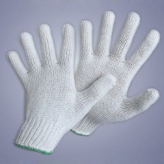 Găng tay sợi Poly trắng 60g